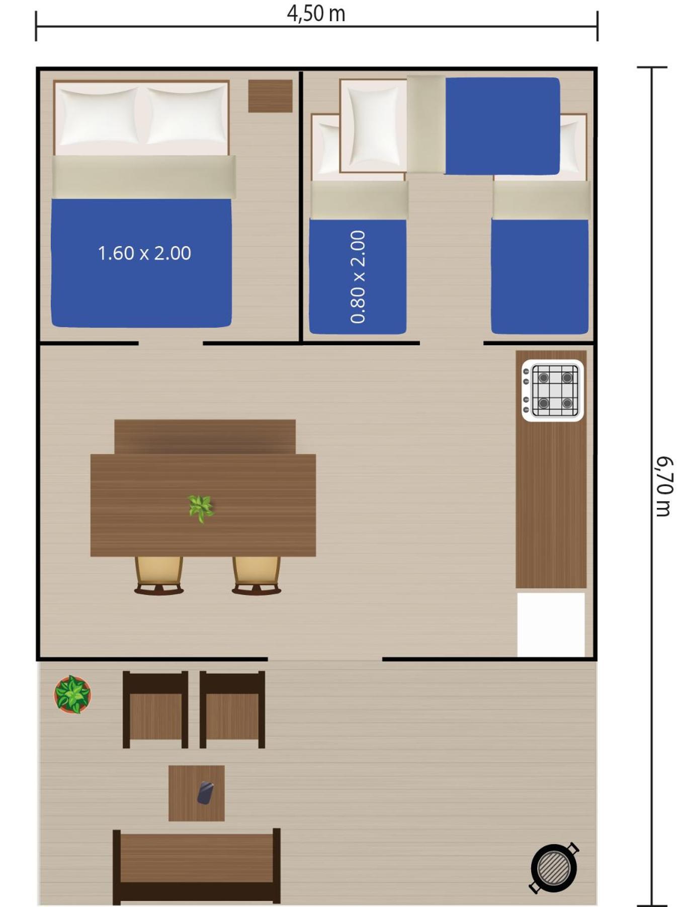 Easyatent Camping Porto Sole فيرسار الغرفة الصورة